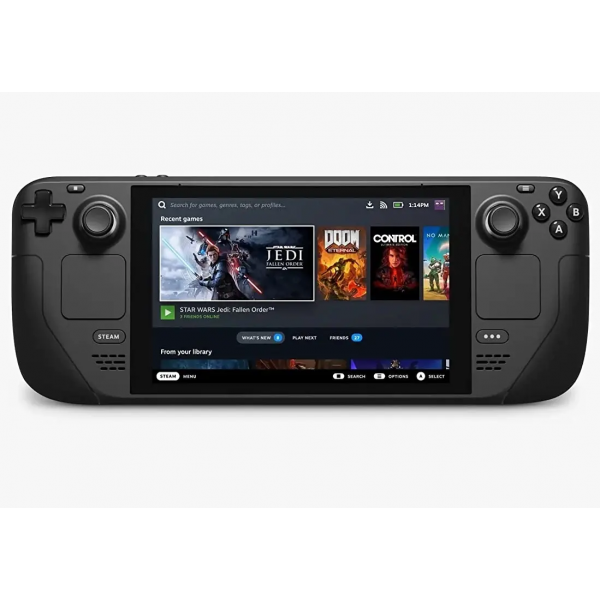 Портативная игровая консоль Steam Deck [7", IPS, 1280 х 800, Touchscreen, Wi-Fi , BT, черный]